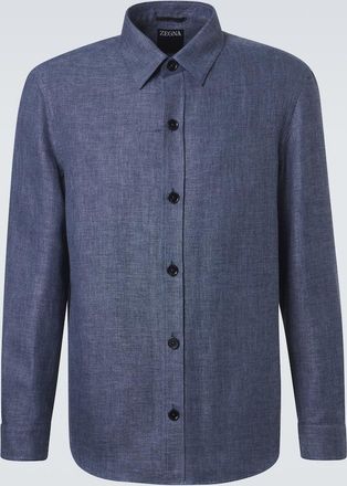 Ermenegildo Zegna Sovracamicia in cashmere, lino e seta