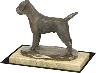 OEM Border Terrier - Estatuilla De Perro, Figura De Silueta De Perro, Trofeo Para Una Exposici&oacute;n De Perros De Art-dog