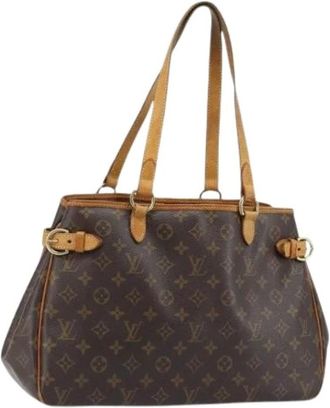Louis Vuitton Pre-owned Handbags, female, Brown, Size: ONE SIZE Pre-owned Batignolles Horizontal Tote