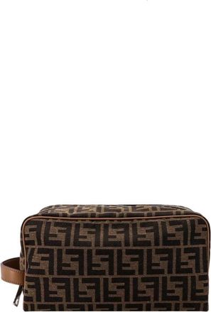 Fendi Ff Jacquard Fabric Medium Beauty Case
