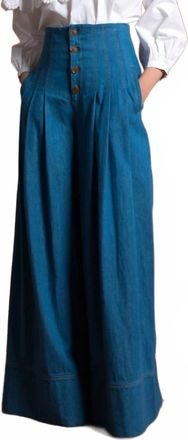 Sea New York Corset Pant In Light Indigo
