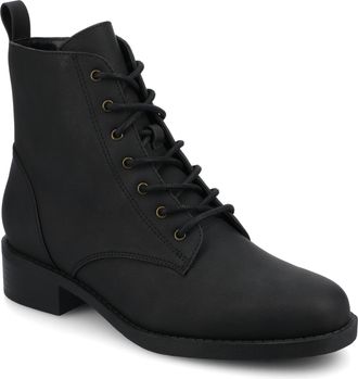 Journee Collection Journee Womens Kodah Medium and Wide Width Lace-up Ankle Boots