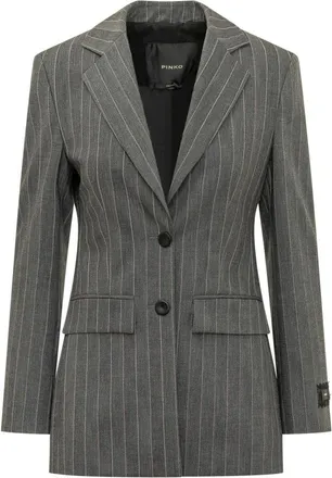 Pinko Pinko, Jassen, Dames, Grijs, XL, Gilia Giacca