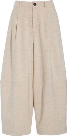 Bitte Kai Rand Wijde broek - Dames - Wijde Broeken - Beige - XL - Broeken