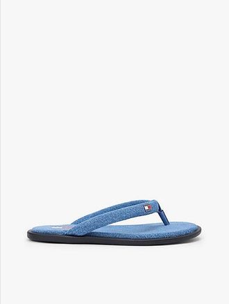Tommy Hilfiger Chanclas con tiras vaqueras acolchadas