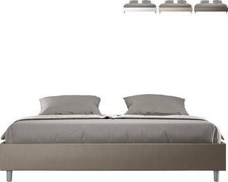Itamoby Cama Doble Container 180x200 Sommier King Size Azelia K Color: Marr&oacute;n - Versi&oacute;n: Modelo Est&aacute;ndar