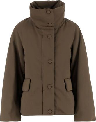 Aspesi Cappotto a collo alto - Verde