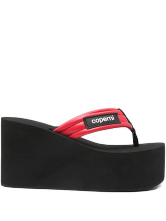 Coperni Sandalen met plateauzool - Zwart