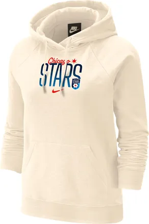 Nike Chicago Stars Phoenix Fleece Nike Womens Oversized Hoodie in White | W31855CHRS26-NAT