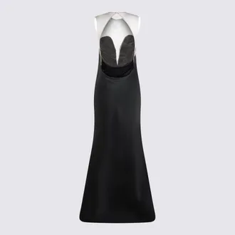 Nissa Colorblock Dress - Black