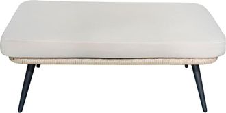 Concept Usine Reposapi&eacute;s de exterior con coj&iacute;n beige