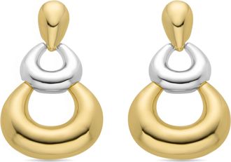 Luxenter Aured oorbellen afgewerkt in 18k geel goud