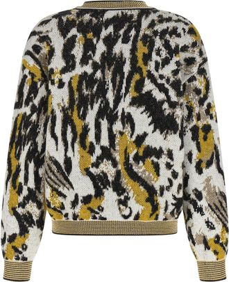 Missoni Animalier Jacquard Alpaca Blend Sweater - Cream