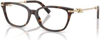 Tiffany & Co. 51mm Rectangle optical glasses in Tortoise at Nordstrom