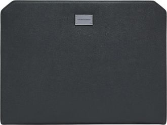 Emporio Armani Milano Laptop Case - Dames - Clutches - Zwart - ONE Size - Leer - Tassen