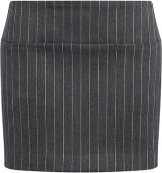 Dondup Mini Skirt - female - Dondup - Short Skirts - Gray - S - Skirts