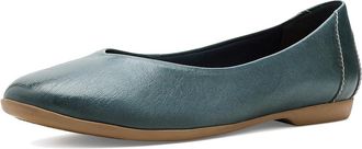 Trotters Iris Womens Dress Flat Shoes Navy : 10.5 N (AA), Leather
