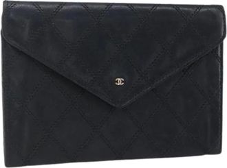 Chanel Pre-owned Wallets, female, Black, Size: ONE SIZE Pre-owned Vintage Wallet