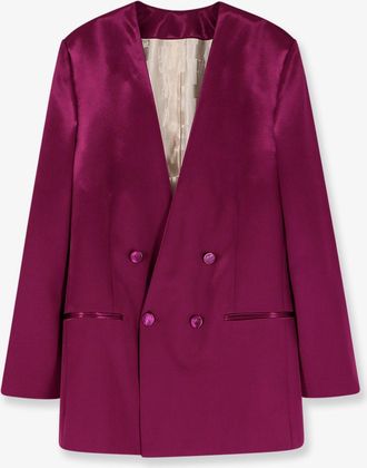 Alberta Ferretti Blazer in satin - ALBERTA FERRETTI - gender_Woman