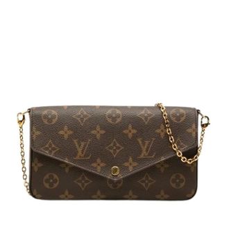 Louis Vuitton Pre-owned Pochette Felicie - Dames - Pre-owned - Bruin - Maat: ONE Size