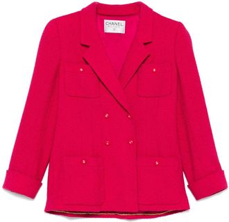 Chanel Blazer monopetto anni 90 - Rosa