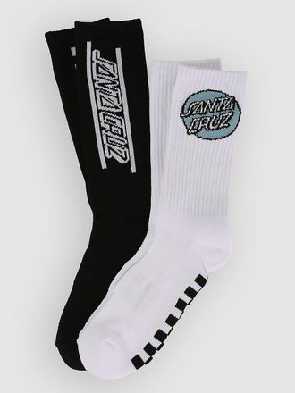Santa Cruz Finish Line (2 Pack) Socks estampado