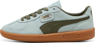 Puma Palermo Leather Peaceful Blue/Loden Green Trainers - UK 10