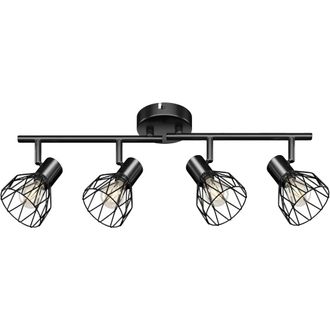 OEM Foco De Techo, Estilo Vintage, Dise&ntilde;o Ajustable, 4 Luces, Bombilla No Incluida