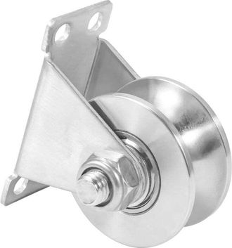 OEM Puleggia Di Deflessione In Acciaio Inox - Puleggia Per Cinghia Trapezoidale - Elevata Capacit&agrave; Di Carico - Realizzata In Acciaio Inox Di Grosso Spesso