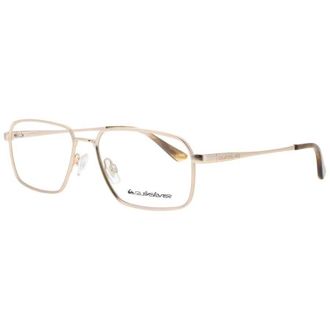 Quiksilver Mens Gold Tone Rectangular Eyeglass Frames Qs1014