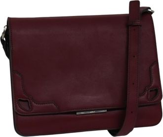 Cartier Burgundy Leather Shoulder Bag (Pre-Owned)