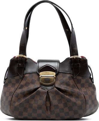 Louis Vuitton Borsa a spalla Sistina PM in tela Damier Eb&egrave;ne 2009 - Marrone