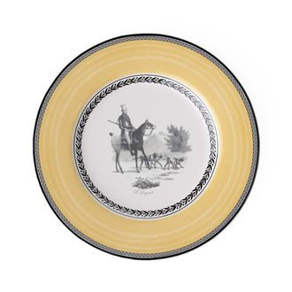 Villeroy & Boch Audun Chasse Dinner Plate in Yellow at Nordstrom