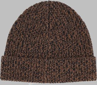 Isabel Marant BE015MFA_A4L01AANCM Merino Wool Beanie - Brown