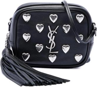 Saint Laurent Tweedehands leren schoudertassen - Dames - Vintage Schoudertas - Zwart - ONE Size - Vintage