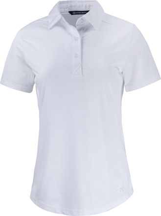 Cutter & Buck Prospect Textured Stretch Womens Short Sleeve Polo Shirt