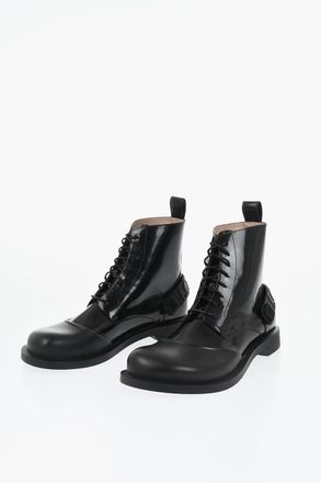 Loewe Stivaletti CAMPO in Pelle Spazzolata con Punta in Gomma Loewe