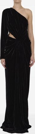 Costarellos velvet dress - Black