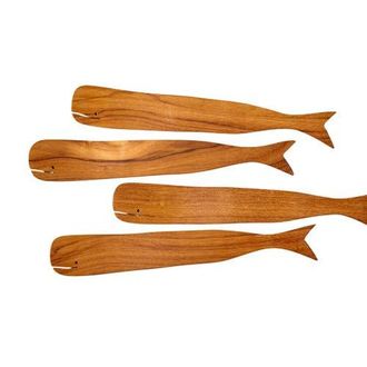 Be Home Teak Whale Spreaders - Set of 4 at Nordstrom