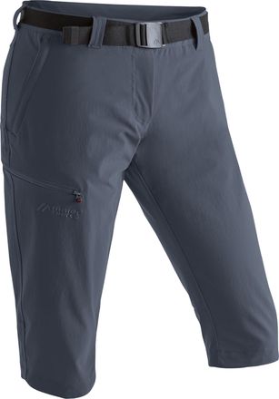Maier Sports Caprihose MAIER SPORTS Inara slim 3/4, Damen, Gr. 34, Normalgr&ouml;ssen, grau, 90% Polyamid, 10% Elasthan, Hosen Caprihose, Damen Wanderhose, atmungsaktiv
