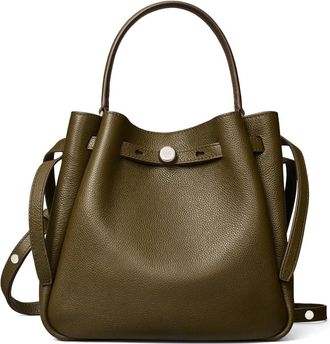 Tory Burch Romy Bucket Bag - Dames - Schoudertassen - Groen - ONE Size - Leer - Tassen