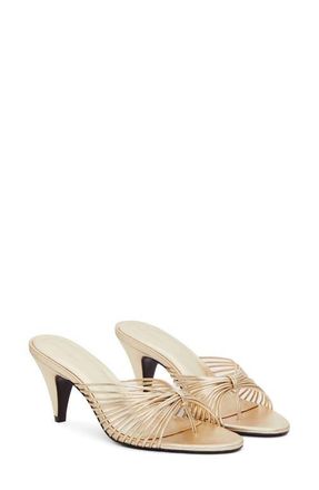 Reformation Woodlyn Sandal in Gold at Nordstrom, Size 10.5