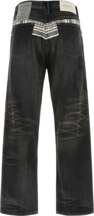 Yohji Yamamoto Mens Savege Jeans Black Cotton