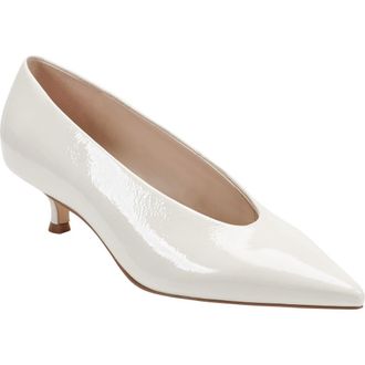 Marc Fisher Cecile Pointed Toe Pump in White at Nordstrom Rack, Size 8.5