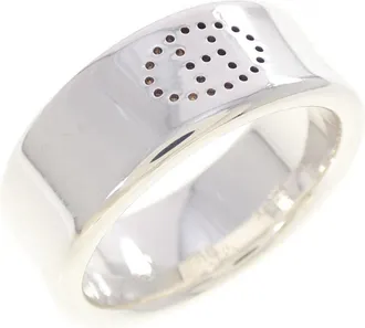 Herm&egrave;s Silver 925 Band Ring (Pre-Owned)