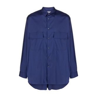 Comme Des Garçons Hombre, Camisas, Azul, Talla: M