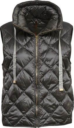 Max Mara Waistcoats, female, Gray, 2XS, Tregic Gilet