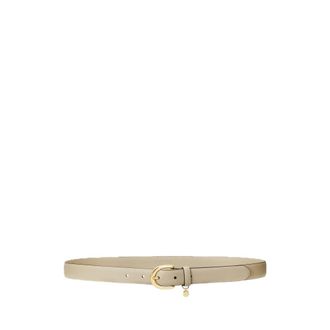 Ralph Lauren Belts, female, Beige, Size: L Charm Classic Dress Belt