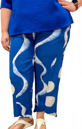 Iguana Flap Front Pant In Batik