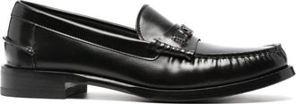 Casadei Cosmic loafers - women - Leather - 37 1/2 - Black